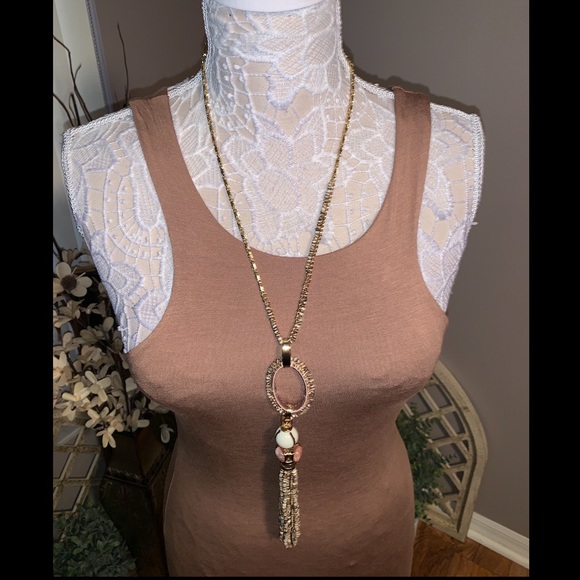 Tan Midi Dress - Picture 5 of 6